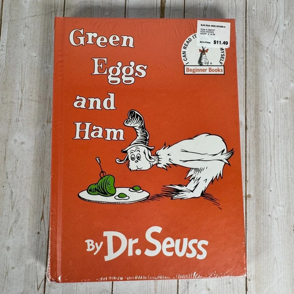 Dr. Suess Green Eggs and Ham & ABC Sealed Hardcover 2022 Beginner Books